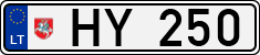 License plate of Lithuania, Trailers