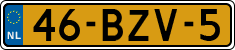 License plate of the Netherlands, Heavy Commercial Vehicles (1994 system)