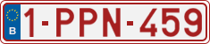 License plate of Belgium, Regular plates (2010)