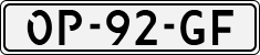 License plate of the Netherlands, Semi-trailers