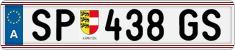 License plate of Austria, Regular plates