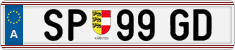 License plate of Austria, Regular plates