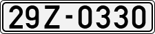 License plate of Vietnam, Cars