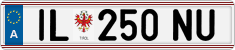 License plate of Austria, Regular plates