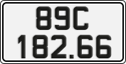 License plate of Vietnam, Cars
