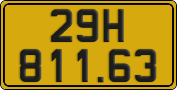 License plate of Vietnam, Commercial vehicles
