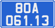 License plate of Vietnam, Government and public administrations