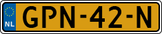 License plate of the Netherlands, Cars