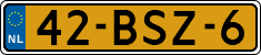 License plate of the Netherlands, Heavy Commercial Vehicles (1994 system)