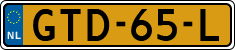 License plate of the Netherlands, Cars