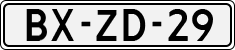 License plate of the Netherlands, Heavy Commercial Vehicles (1994 system)