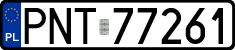 License plates of Poland, Regular car plates
