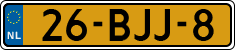 License plate of the Netherlands, Heavy Commercial Vehicles (1994 system)