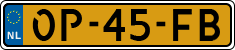 License plate of the Netherlands, Semi-trailers