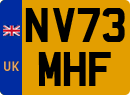 License plate of the United Kingdom, 2001 year system