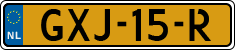 License plate of the Netherlands, Cars