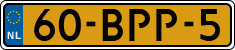 License plate of the Netherlands, Heavy Commercial Vehicles (1994 system)