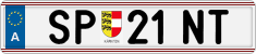 License plate of Austria, Regular plates