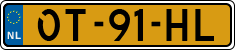 License plate of the Netherlands, Semi-trailers