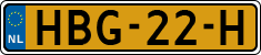License plate of the Netherlands, Cars