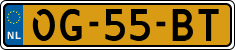 License plate of the Netherlands, Semi-trailers