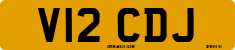 License plate of the United Kingdom, 1983 year system