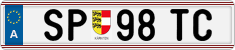 License plate of Austria, Regular plates