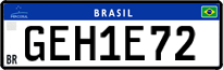 License plate of Brazil, Private owners (Mercosul)