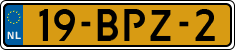 License plate of the Netherlands, Heavy Commercial Vehicles (1994 system)