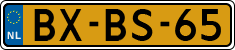 License plate of the Netherlands, Heavy Commercial Vehicles (1994 system)