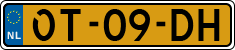 License plate of the Netherlands, Semi-trailers
