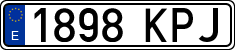License plates of Spain, Ordinary (2000)