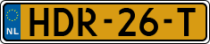 License plate of the Netherlands, Cars