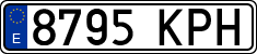 License plates of Spain, Ordinary (2000)