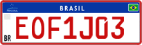 License plate of Brazil, Commercial vehicles (Mercosul)