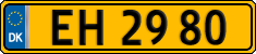 License plate of Denmark, Commercial vehicles