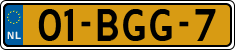 License plate of the Netherlands, Heavy Commercial Vehicles (1994 system)