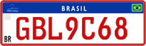 License plate of Brazil, Commercial vehicles (Mercosul)