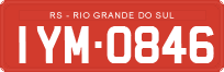 License plate of Brazil, Commercial vehicles (1990)