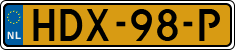 License plate of the Netherlands, Cars