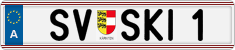 License plate of Austria, Vanity Plates