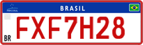 License plate of Brazil, Commercial vehicles (Mercosul)