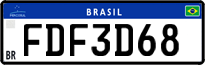 License plate of Brazil, Private owners (Mercosul)
