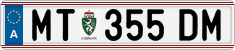 License plate of Austria, Regular plates