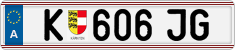 License plate of Austria, Regular plates