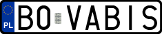 License plates of Poland, Vanity Plates