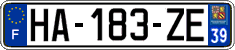 French license plate, SIV (ordinary)