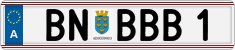 License plate of Austria, Vanity Plates