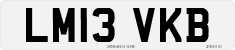 License plate of the United Kingdom, 2001 year system