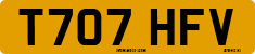 License plate of the United Kingdom, 1983 year system